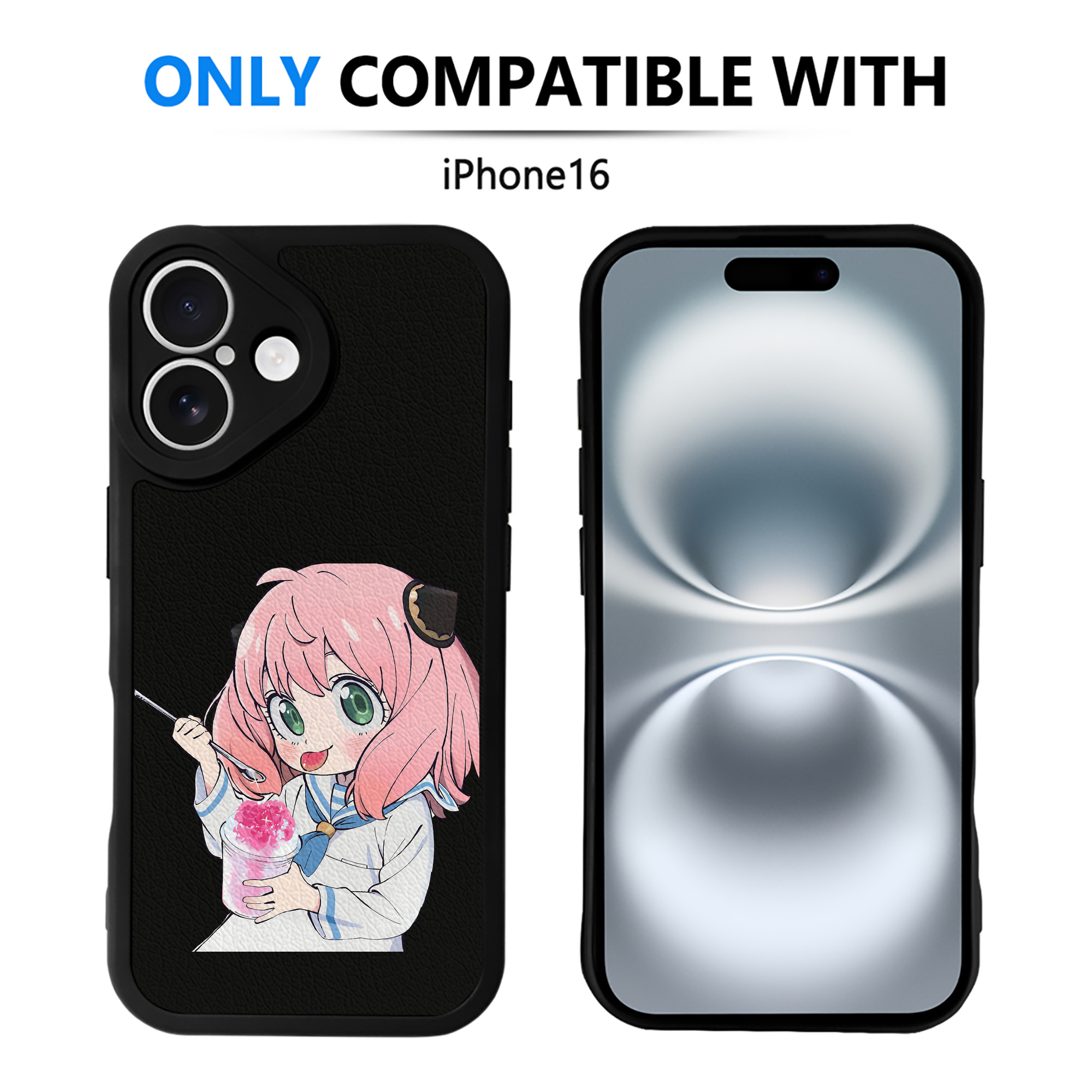 （画像用） SPY×FAMILY间谍家家酒 【iPhone 16シリーズ対応】シリコンスマホケース（レザー調） 材質：シリコン